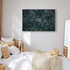 Emerald Oriental Carpet Pattern Canvas Print