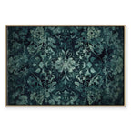 Emerald Oriental Carpet Pattern Canvas Print