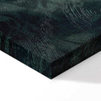 Emerald Oriental Carpet Pattern Canvas Print